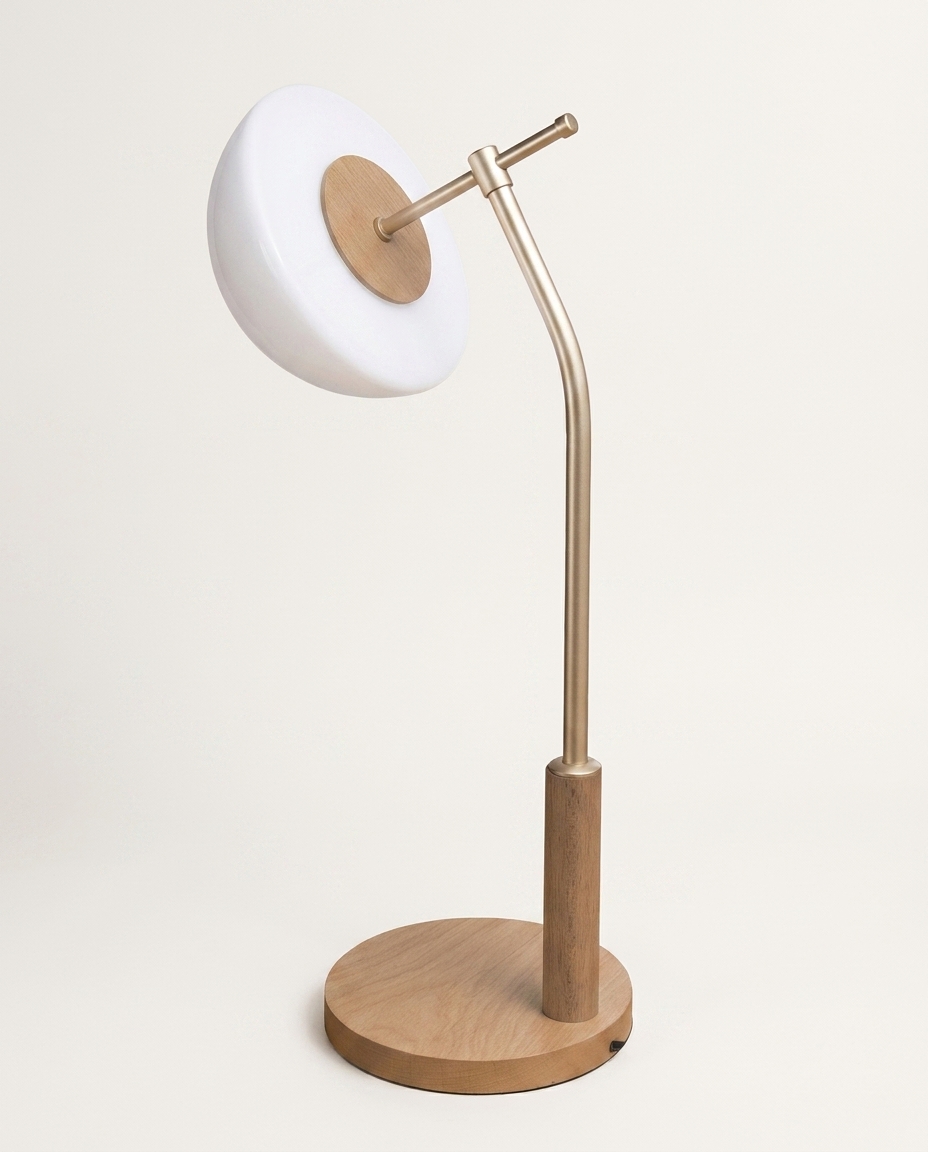 Abajur Flutum Dourado - image 1