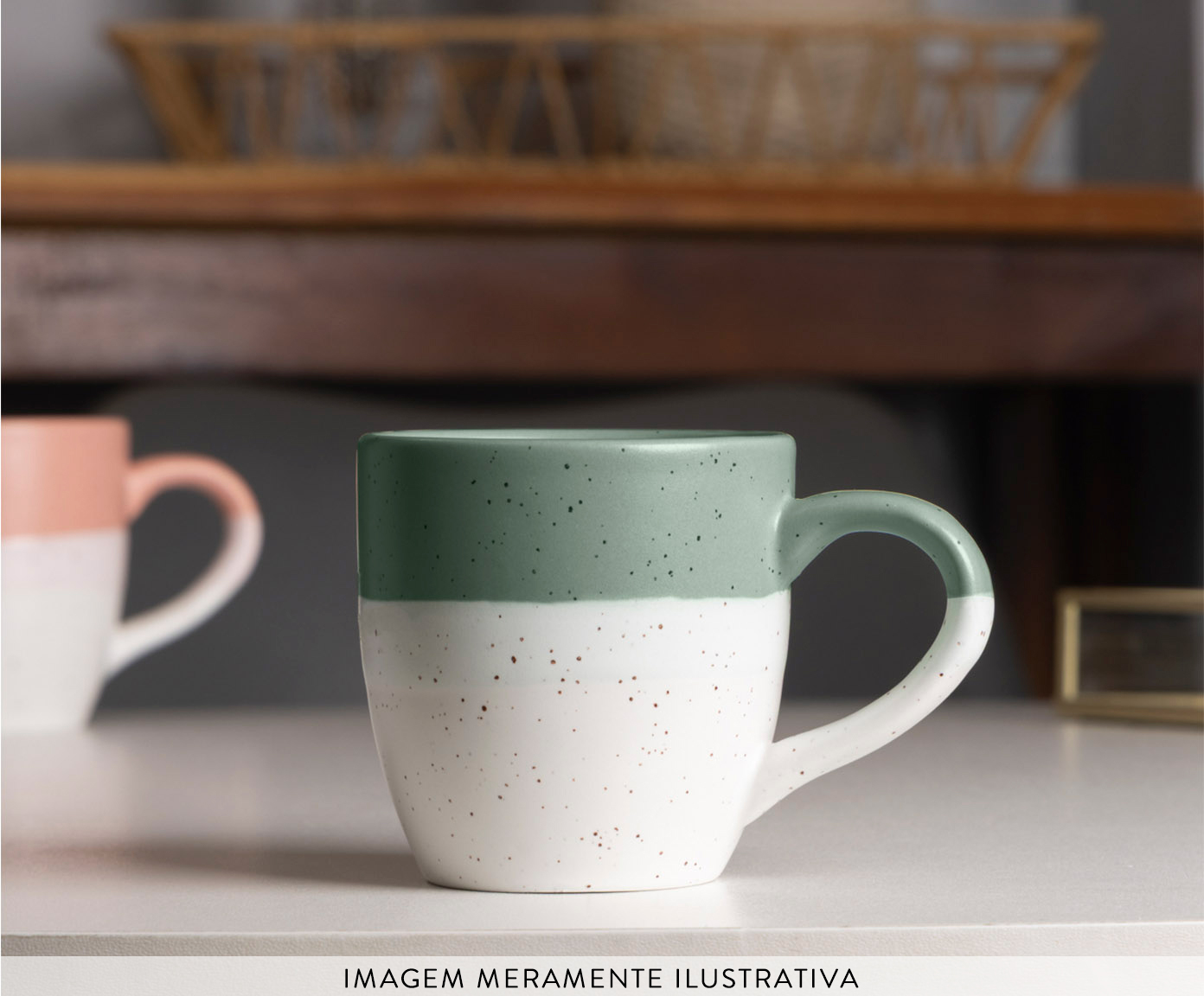 Caneca de Cer&acirc;mica Ombr&eacute; ll Verde image number 2