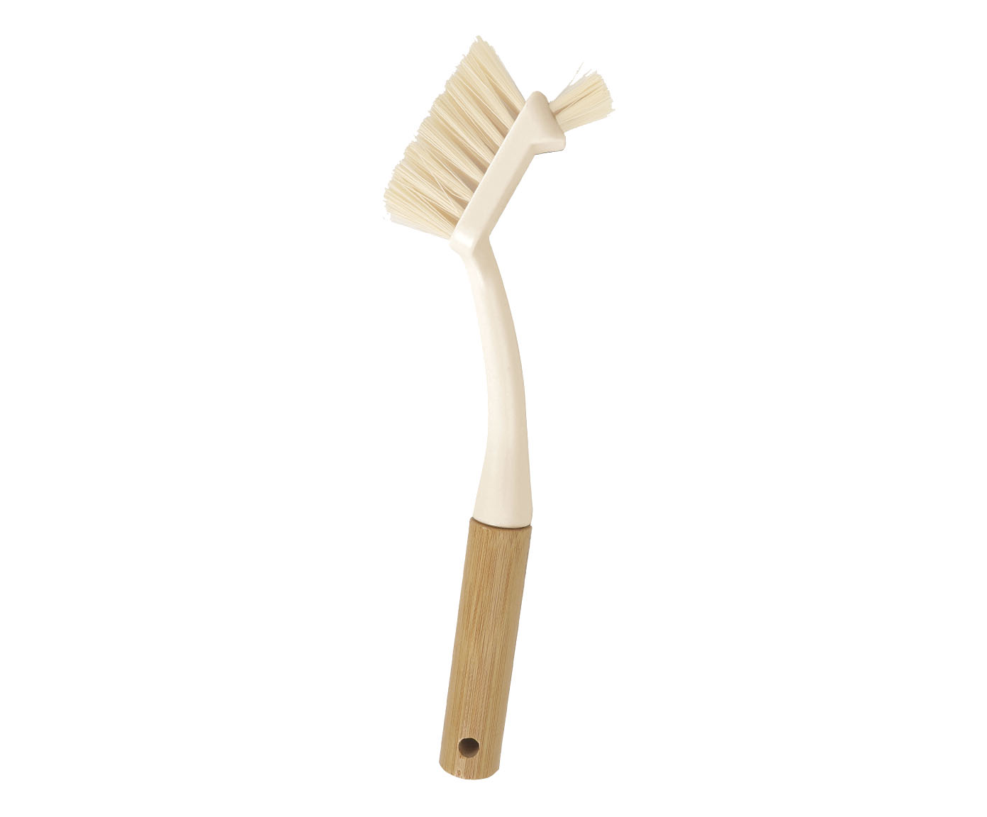 Escova de Limpeza com Cabo em Bambu Duo Oikos - Off White - image 0
