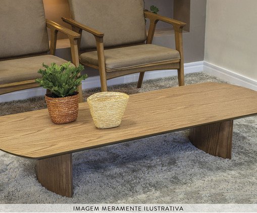 Mesa de Centro Samarini Am&ecirc;ndoa image number 2