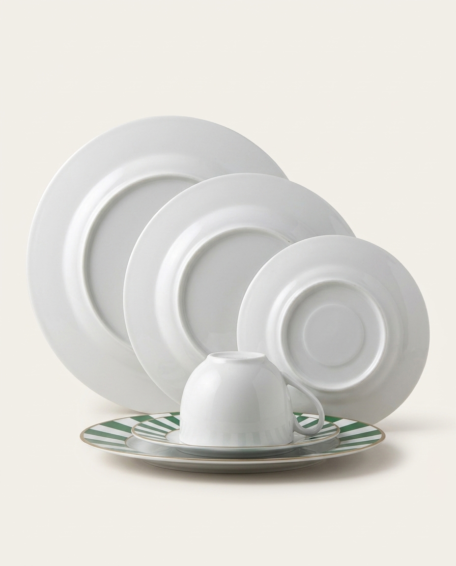Jogo de Jantar Alken Stripe Verde - image 1