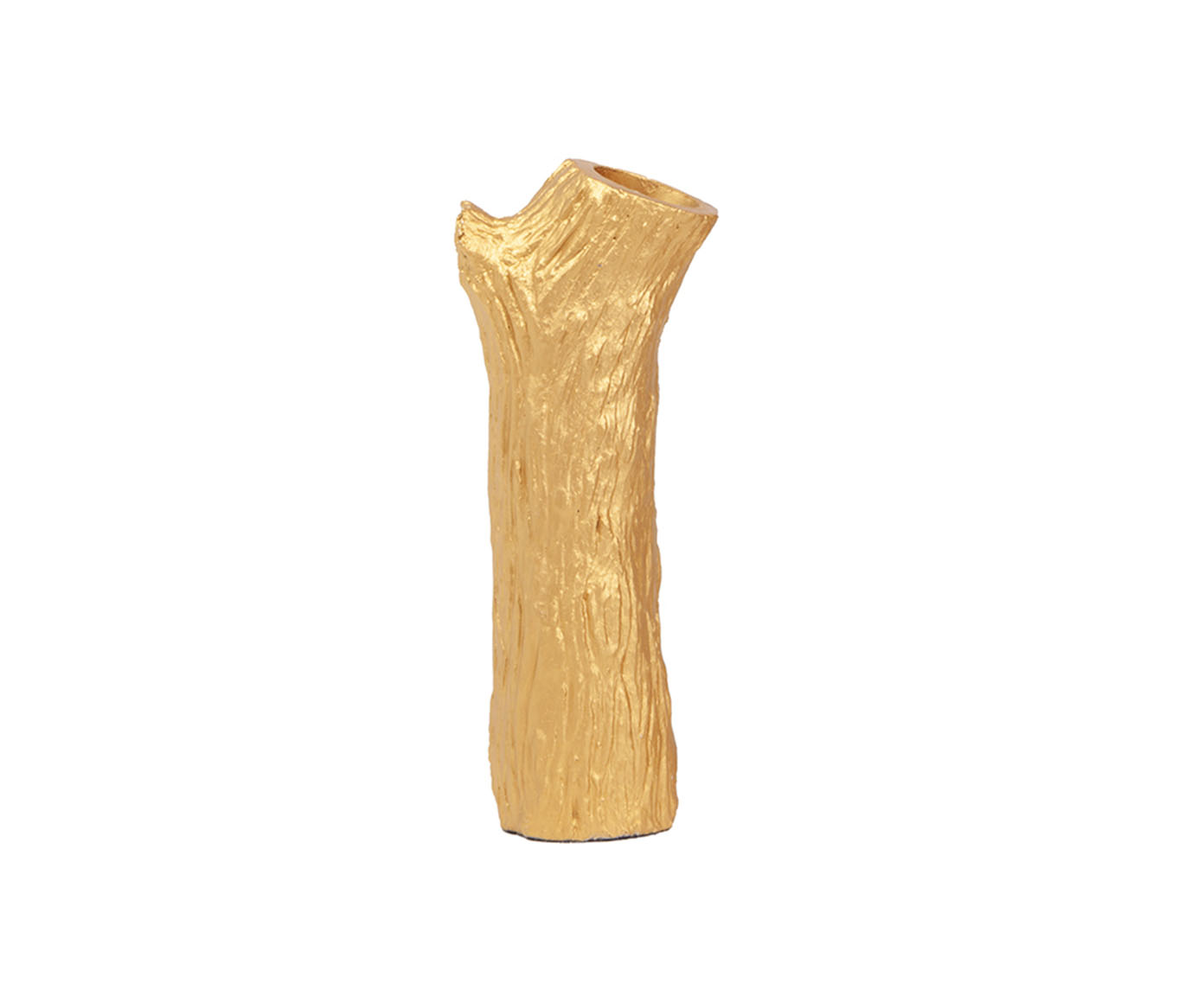 Vaso Tronco Pequeno Dourado&nbsp; - image 0