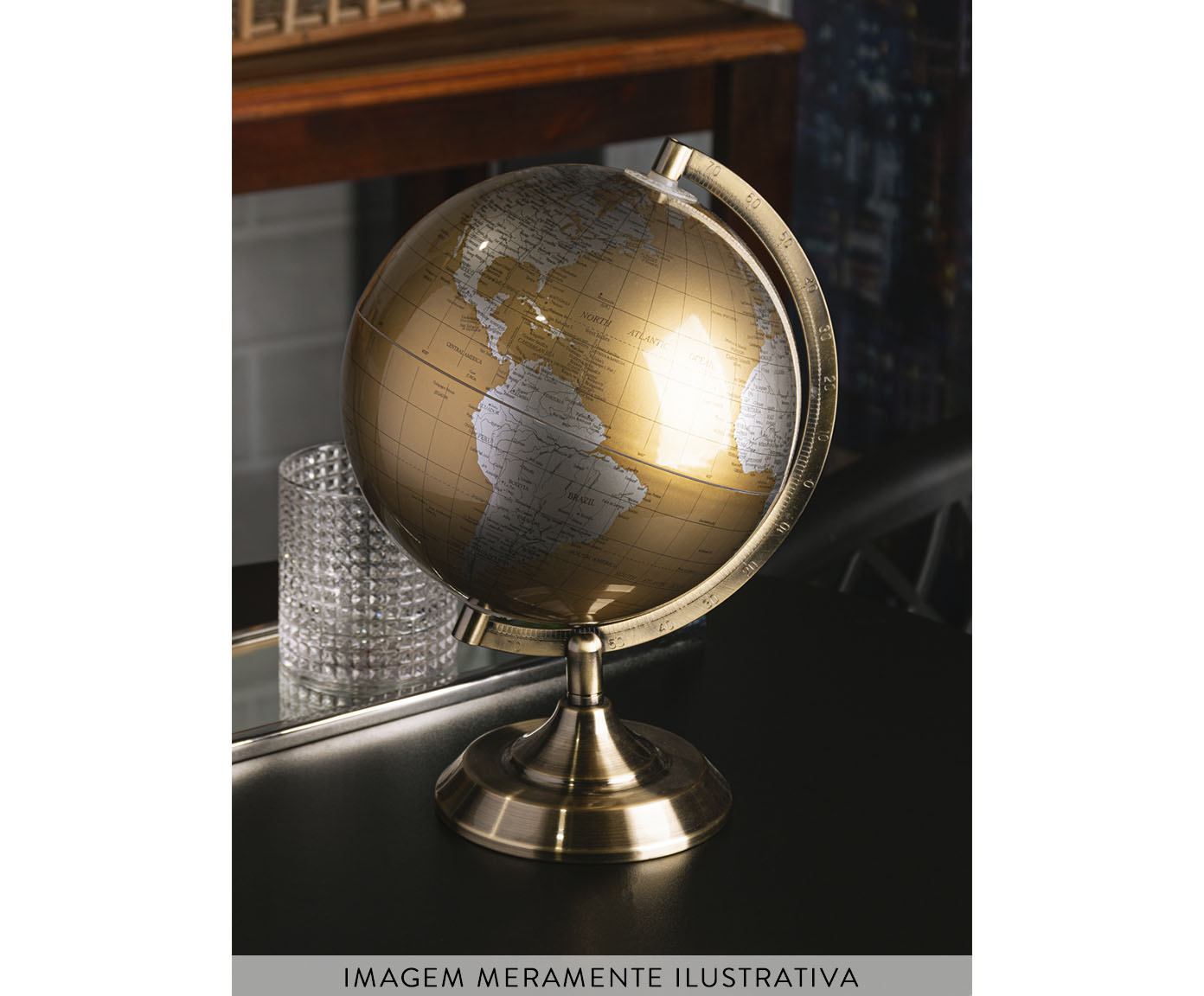 Globo Decorativo World Golden image number 2